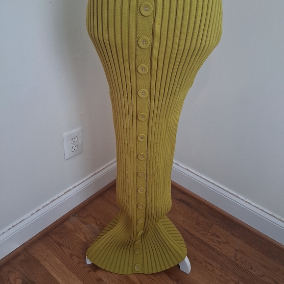 Hanifa Roxi Knit Tube Maxi Dress Size XL NWT - Picture 6 of 10